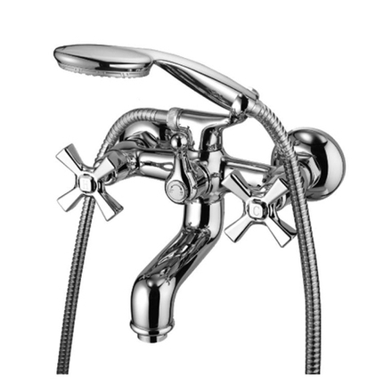 LM2502C Бенефит Смеситель для ванны с коротким изливом, хром (к/к 8)
