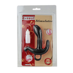 Чёрный стимулятор точки G, клитора и ануса