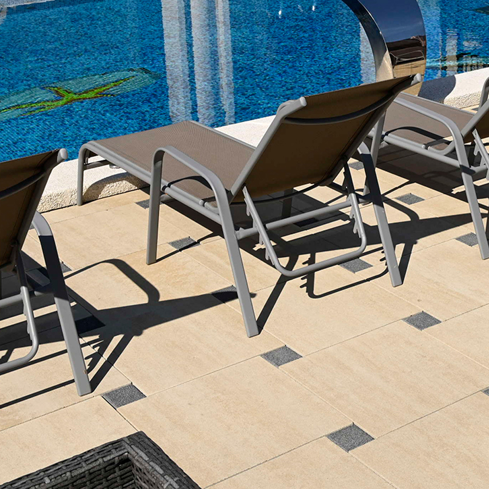 Тротуарная плитка КВАДРАТ 500х500 мм - Искусственный камень Степняк