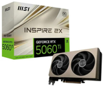 Видеокарта MSI GeForce RTX 5060 TI INSPIRE 2X (RTX 5060 TI 8G INSPIRE 2X)