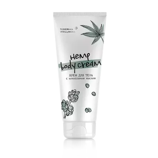 Крем для тела с конопляным маслом Siberian Wellness