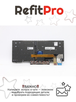 Клавиатура для Ноутбука Lenovo LenovoThinkPad L13 Yoga Gen 2 / L13 / X13 с подсветкой, раскладка - русская, черная (5N20V43056)