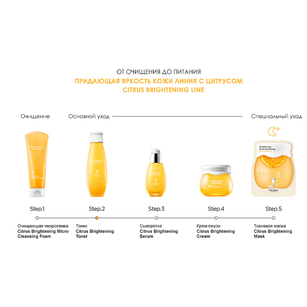 Frudia Citrus Brightening Toner тонер с цитрусом для сияния кожи