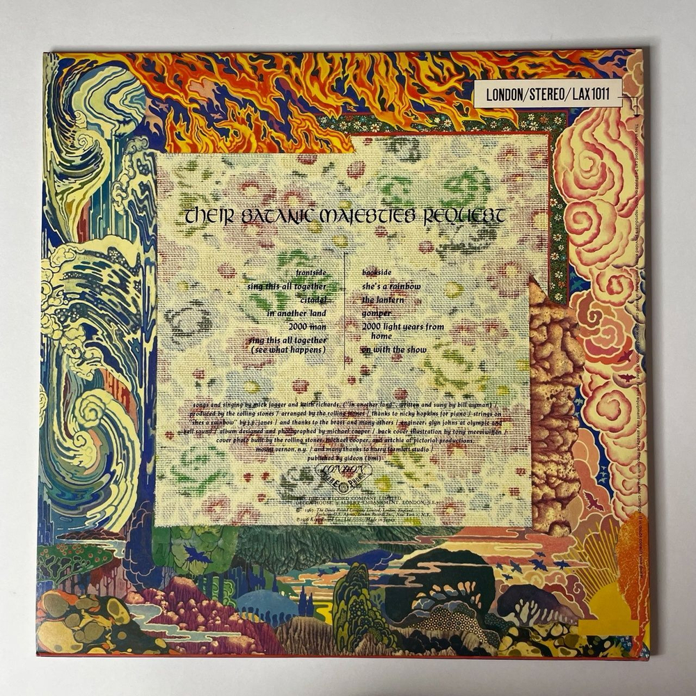 Винтажная виниловая пластинка LP The Rolling Stones Their Satanic Majesties Request (Japan 1976) (No Obi) In Another Land