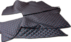 Коврики (утеплитель) под сиденья УАЗ 452 Буханка (красная нить Рубин)