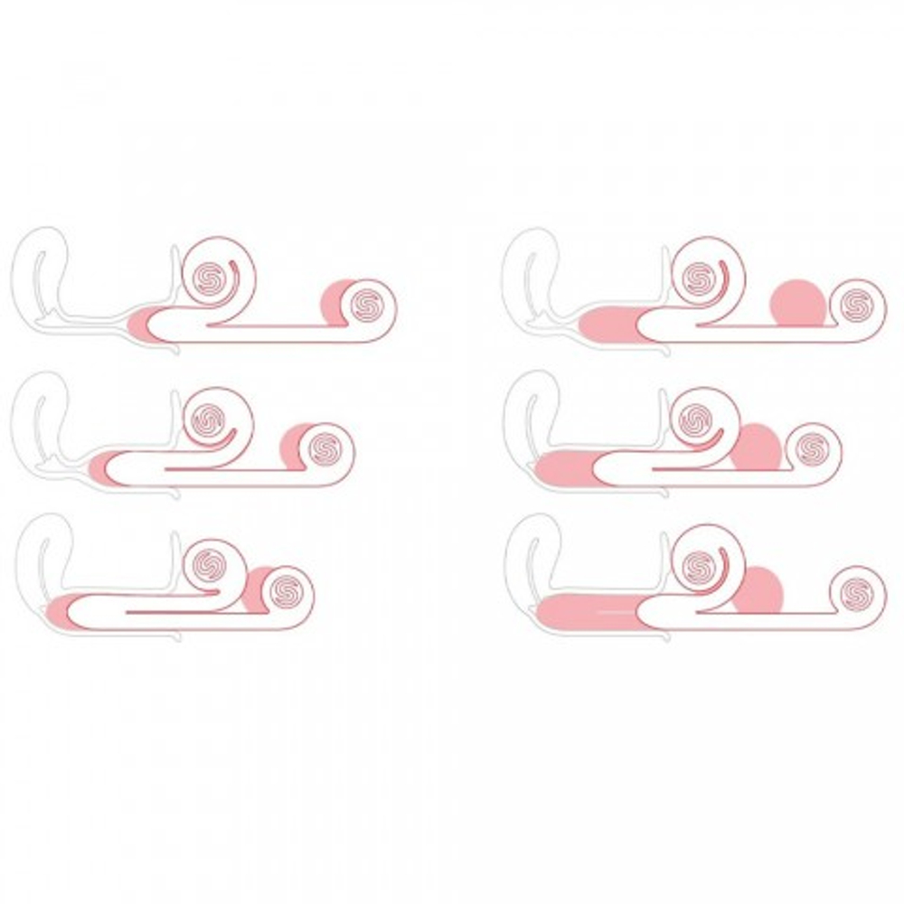 Вибромассажер для двойной стимуляции Snail Vibe фиолетовый