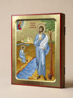 Икона Симеона Верхотурского, праведного (ростовая) на дереве: 125 х 160 (Синопсисъ)