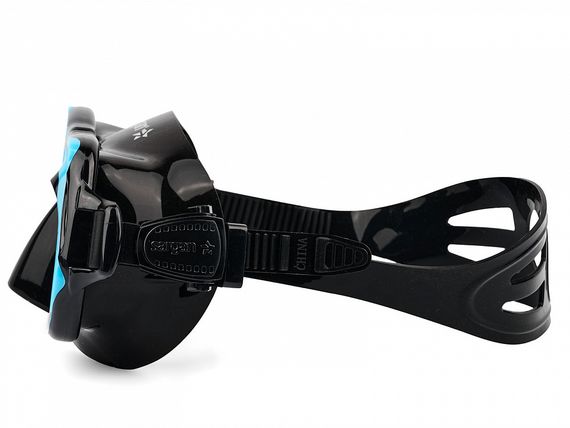 Маска Sargan Сонора черный/голубой