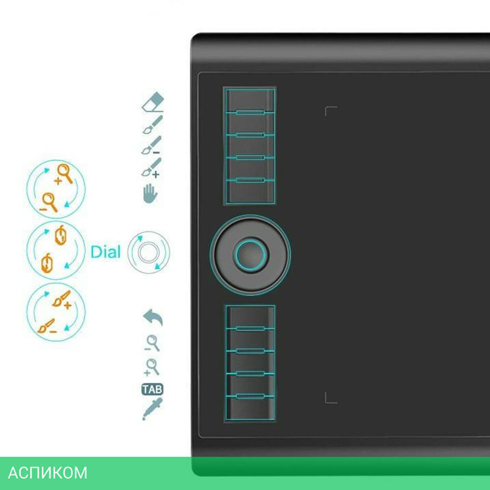Графический планшет Gaomon M10K Pro