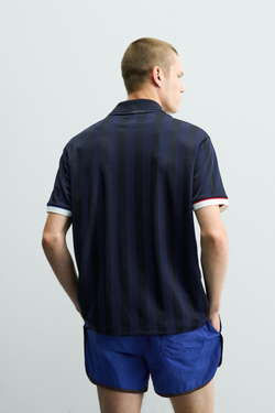ZARA ТЕХНИЧЕСКОЕ ПОЛО ФРАНЦИЯ 98 FIFA WORLD CUP™ FIFA CLASSICS, МОРСКОЙ СИНИЙ