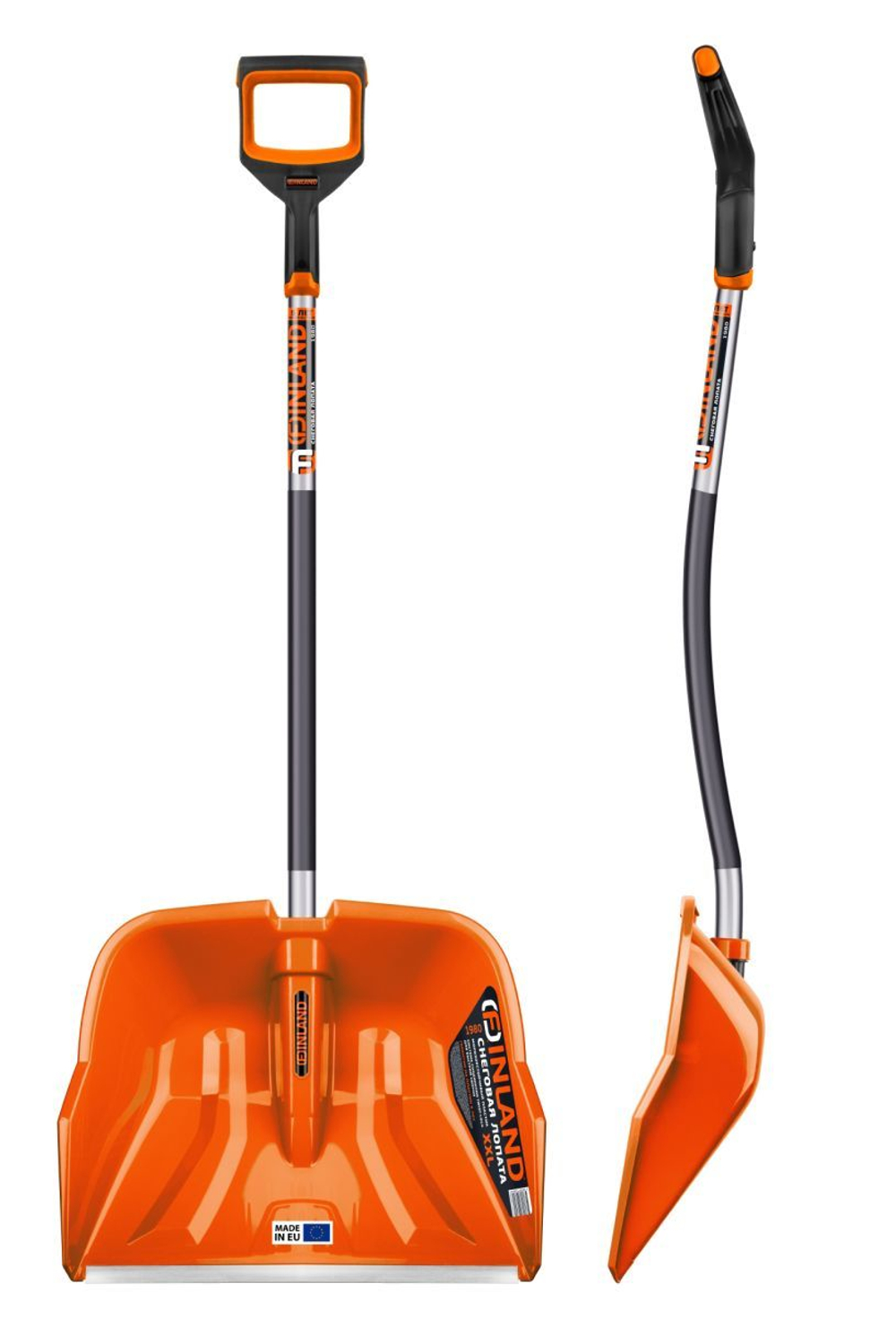 FINLAND XXL Лопата снеговая 540х435х1450 мм, алюминиевый эргономичный черенок 1980