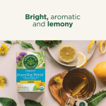 Traditional Medicinals, Organic EveryDay Detox, лимон, без кофеина, 16 чайных пакетиков в упаковке, 24 г (0,85 унции)