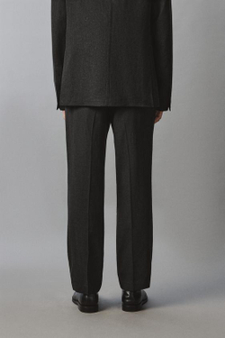 ZARA КОСТЮМНЫЕ БРЮКИ ИЗ ВИСКОЗЫ И КОНОПЛИ, ЧЕРНЫЙ