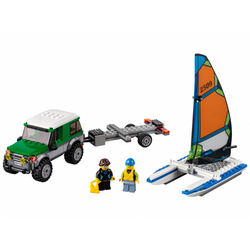 LEGO City: Внедорожник с прицепом для катамарана 60149 — 4x4 with Catamaran — Лего Сити Город