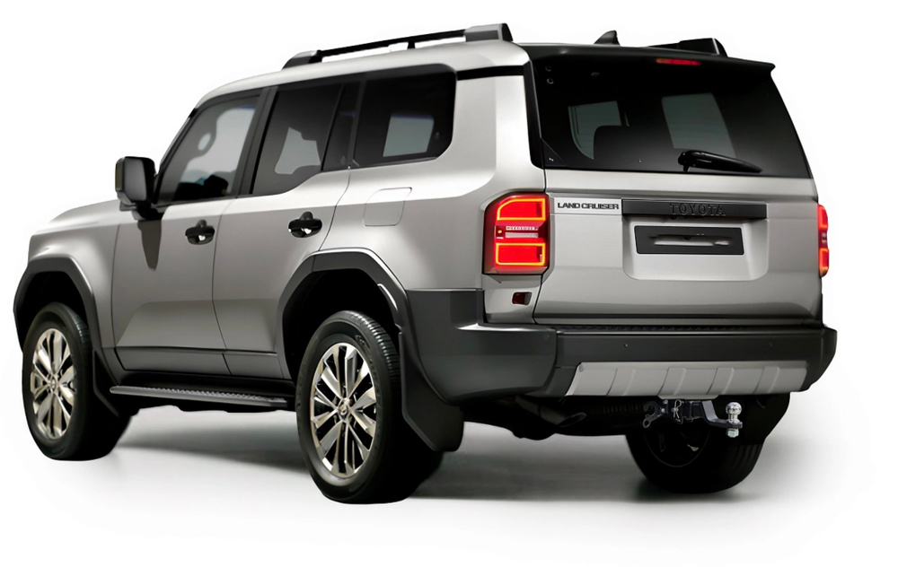 Фаркоп под квадрат для Toyota Land Cruiser Prado 250 2024-, шар Е, 1800/100 кг., F.5720.002, Berg (паспорт, сертификат)