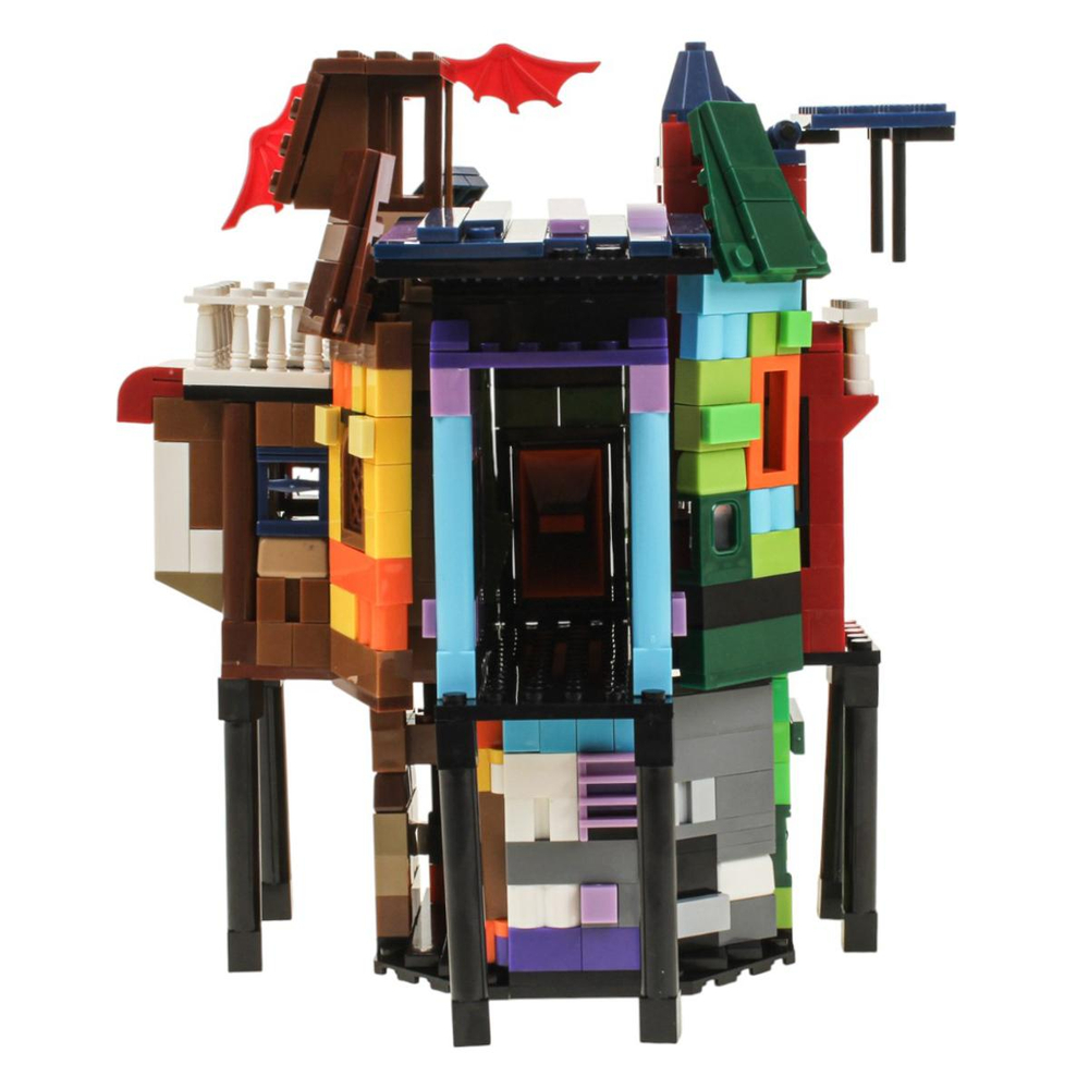 Конструктор блочный Аусини Дом 557дет., коробка 25841