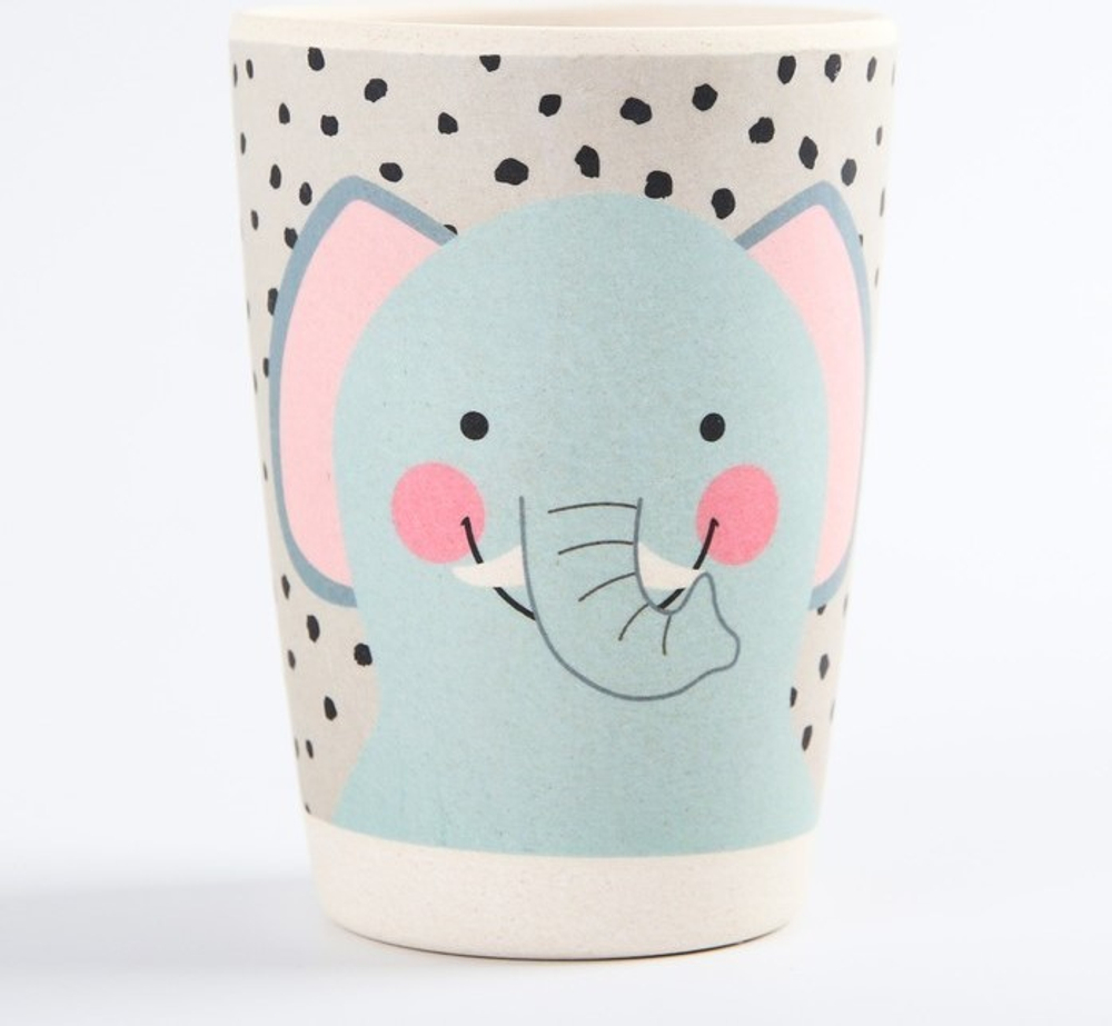 4298752 Стакан детский из бамбука, цвет МИКС