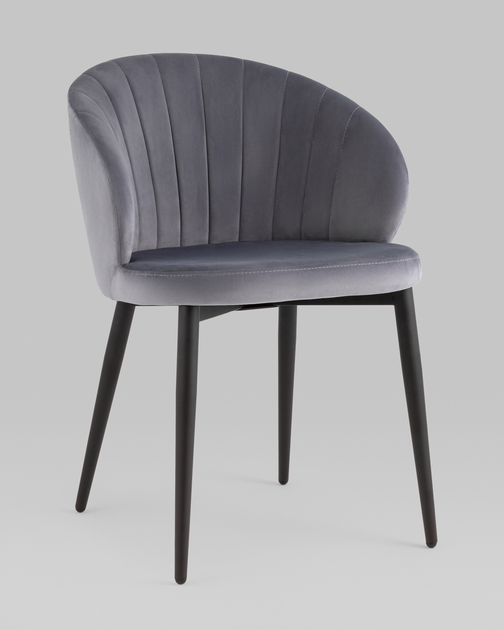 Стул Lastura велюр серый