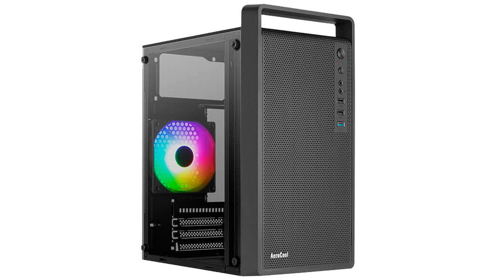Корпус AeroCool CS-109-G-BK-v1 Black Mid Tower (4711099472376) без БП