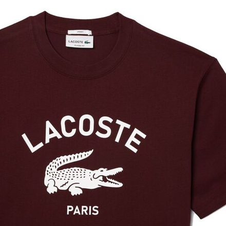 Теннисная футболка Lacoste Signature Print Cotton