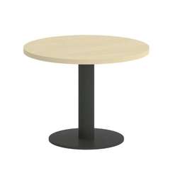 First Стол журнальный круглый KSJ-1 Клен/Металл Антрацит 600*600*450