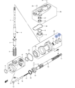 Сальник гребного вала Suzuki 09289-22007-000