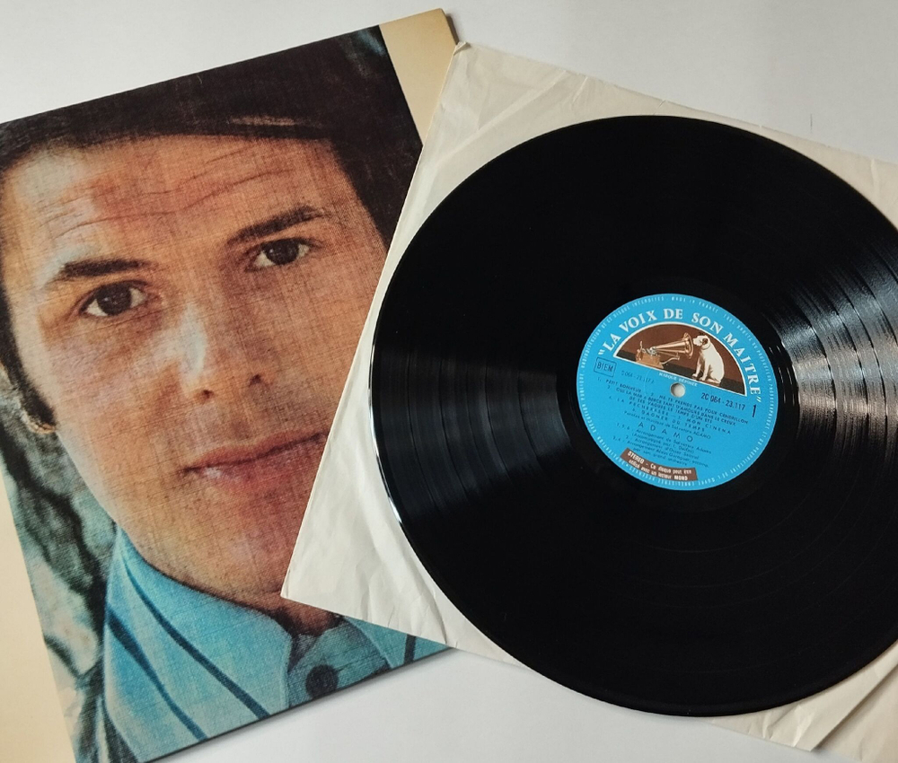 Винтажная виниловая пластинка LP Salvatore Adamo Адамо (France 1968)