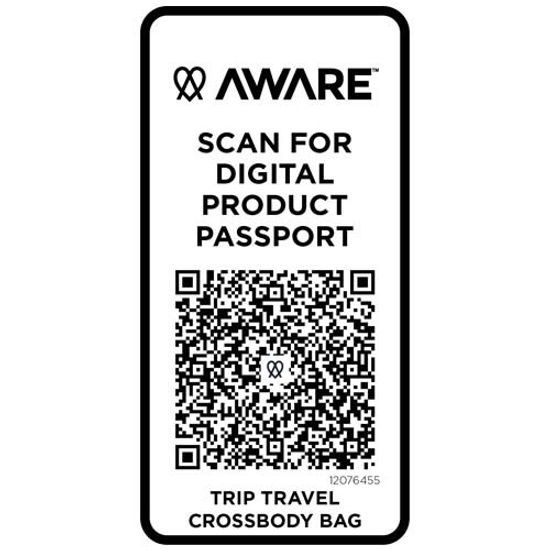 Trip Aware™ дорожная сумка через плечо из переработанного материала GRS объемом 1 л