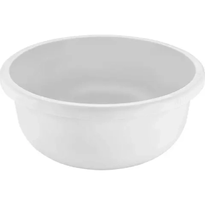 Таз Disco круглый 4л белый (комплект 5 шт)