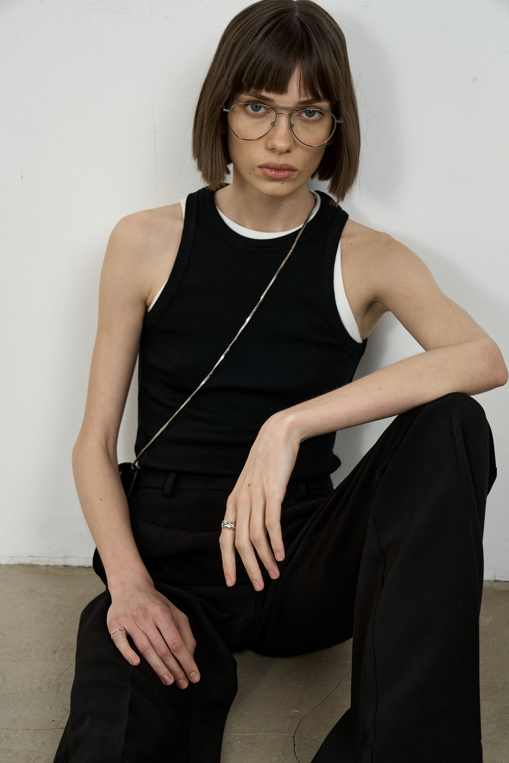 Майка в рубчик BASIC