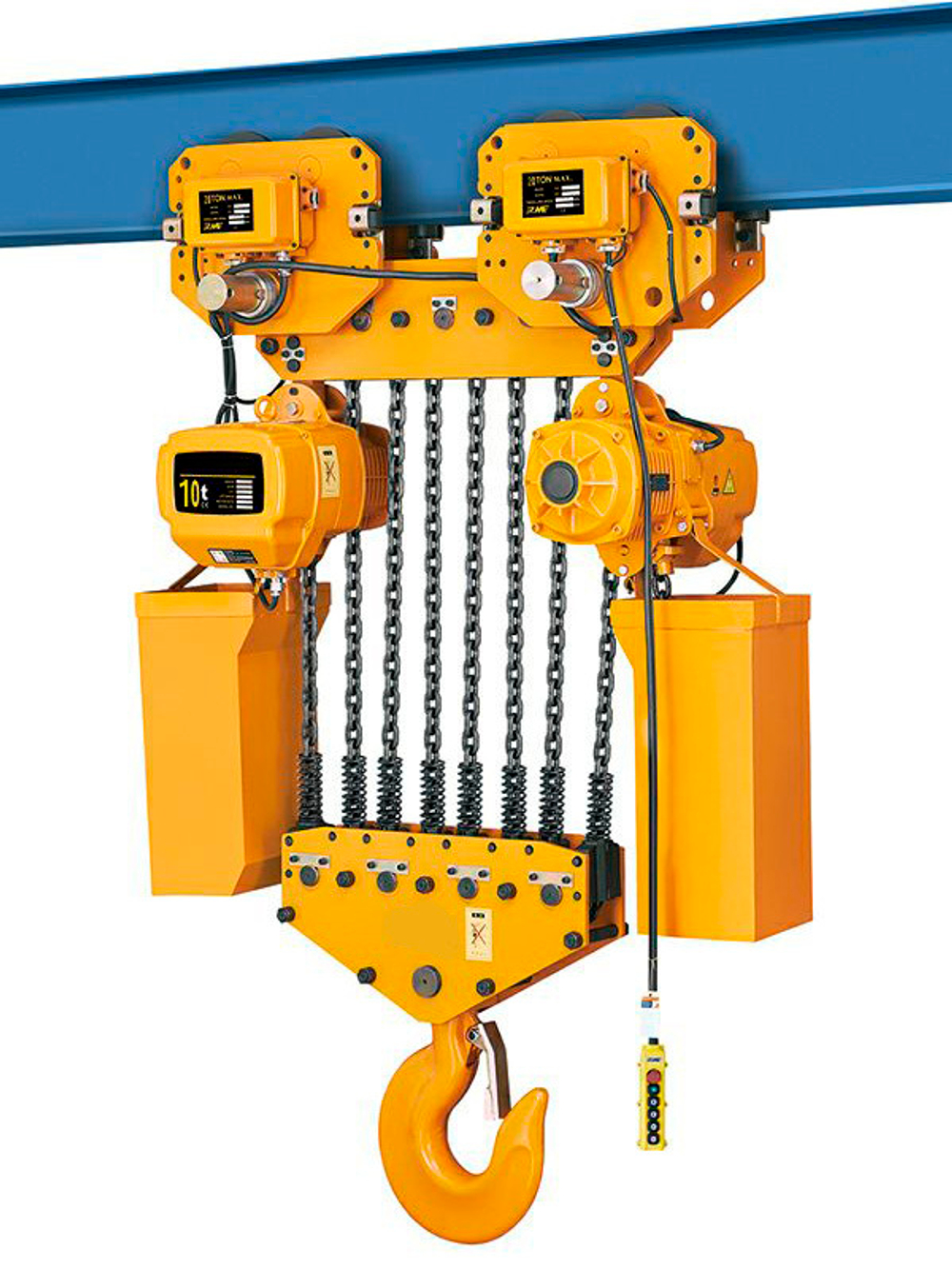 Таль электрическая цепная TOR ТЭЦП (HHBD10-04T) 10,0 т 18 м 380В
