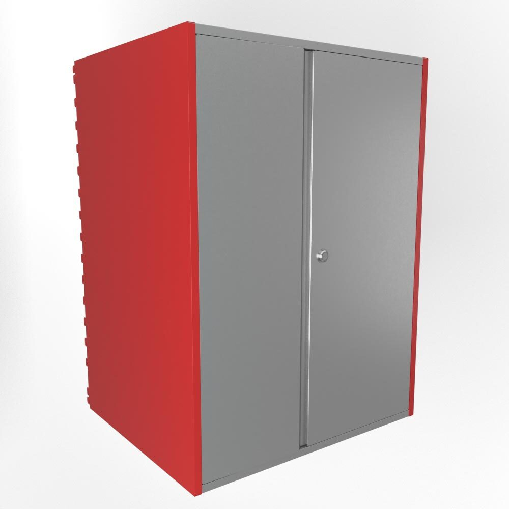 Навесной средний шкаф системы IF 600мм на 800мм красный