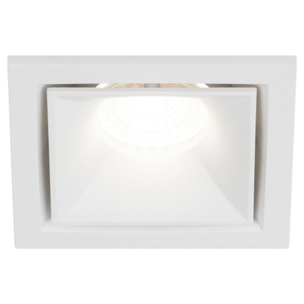 Светильник встраиваемый алюминиевый ЭРА KL101 WH под лампу MR16 GU5.3 белый | Алюминиевые встраиваемые светильники