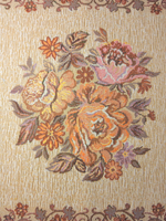 Декоративная гобеленовая салфетка Золотое трио 50х100