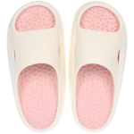 Шлепанцы женские «RELAX», цвет белый, розовая стелька, р-р 40-41