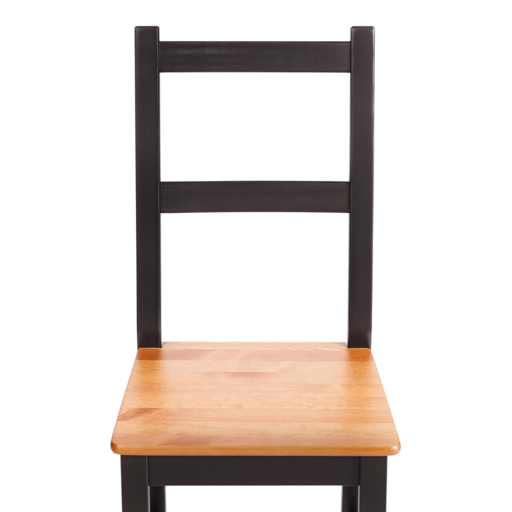 Стул Соната / Sonata chair массив сосны, 41х50х95 см, антик/чёрный