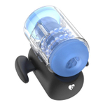 Автоматический мастурбатор с массажем бусинами Amovibe Black Knight Massaging Beads Thrusting Masturbator