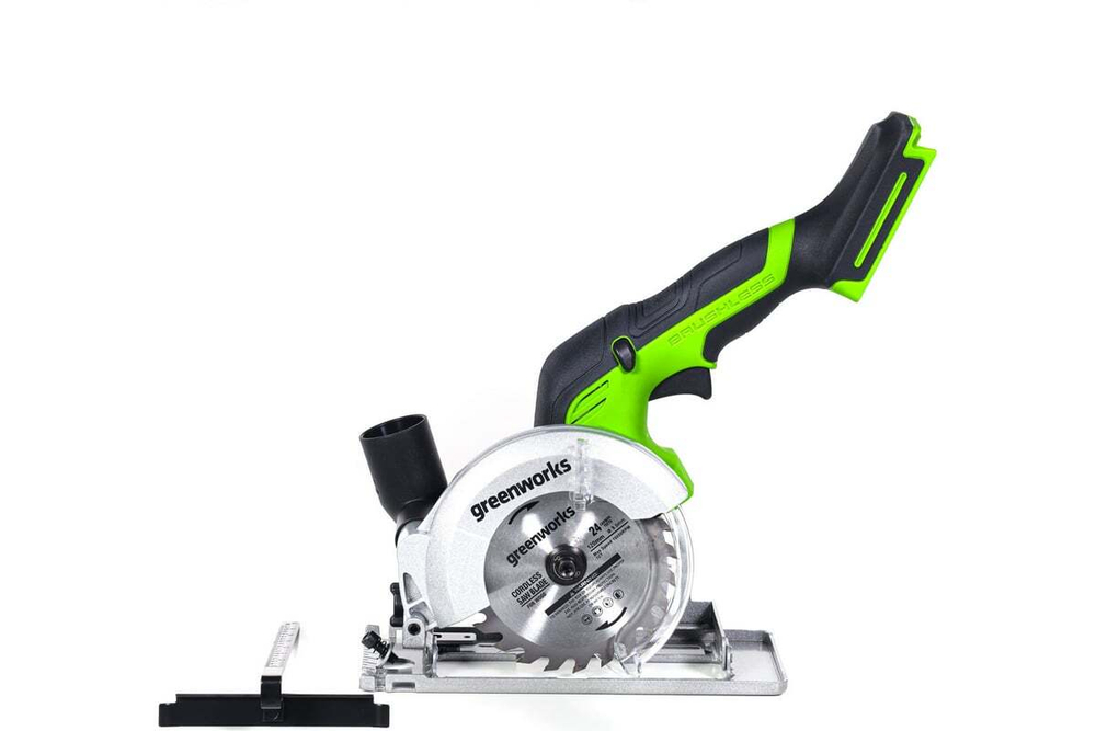 Пила дисковая аккумуляторная мини GREENWORKS 24 V без акк и з/у   1501207