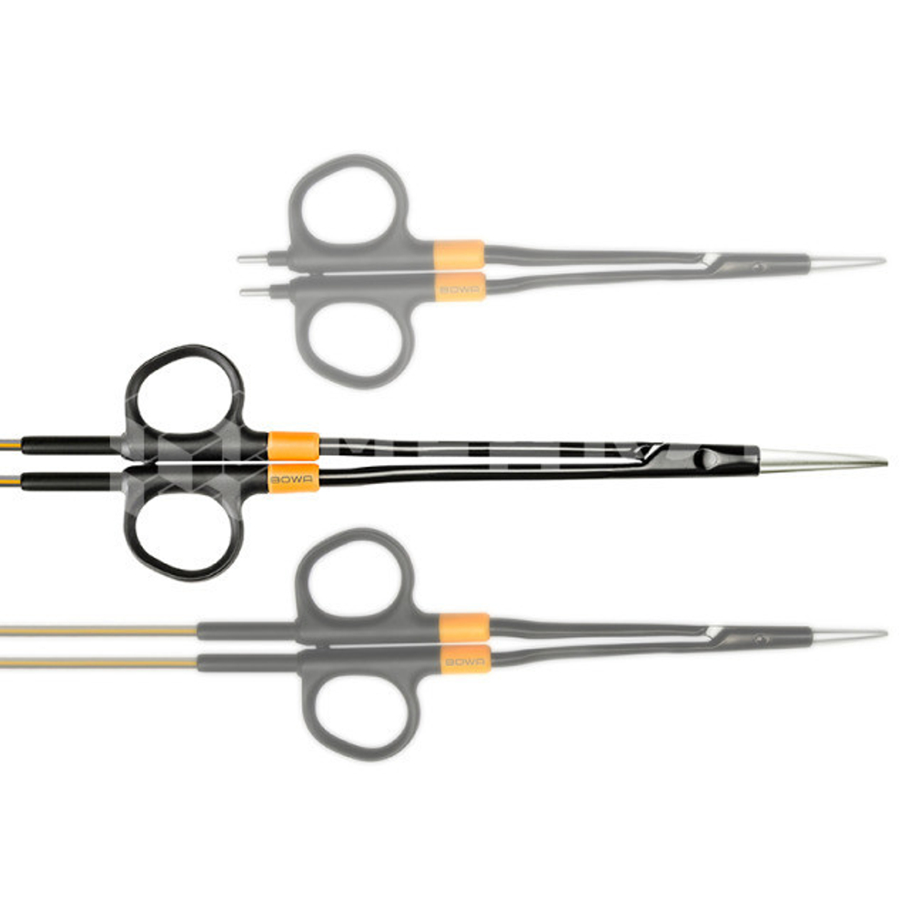 Ножницы биполярные изогнутые тонкие BOWA BiZZER Metzenbaum 180 мм без кабеля