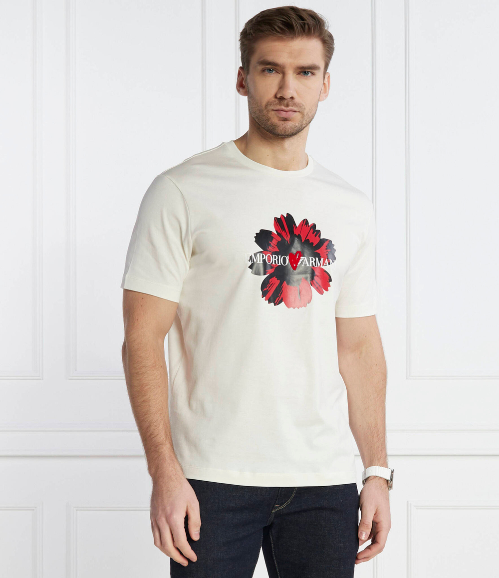 Футболка Emporio Armani - экрю(3D1T8P 1J7FZ)