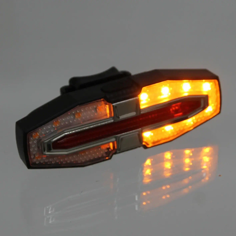 Фонарь велосипедный, задний West Biking YP0701426 (с дистанционным управлением)