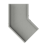 Угол горизонтальный 45 градусов 500х100, стеклопластик