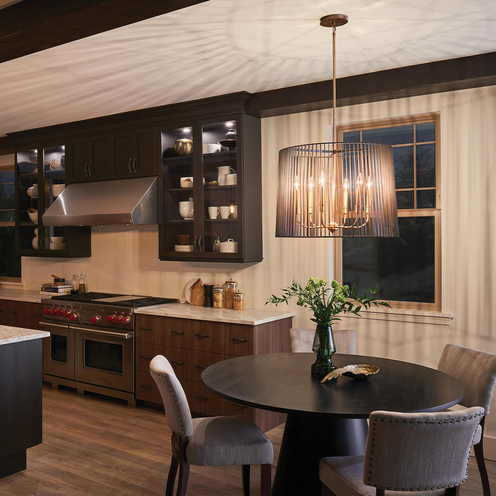 Люстра Kichler, Арт. QN-LINARA-6P-BK