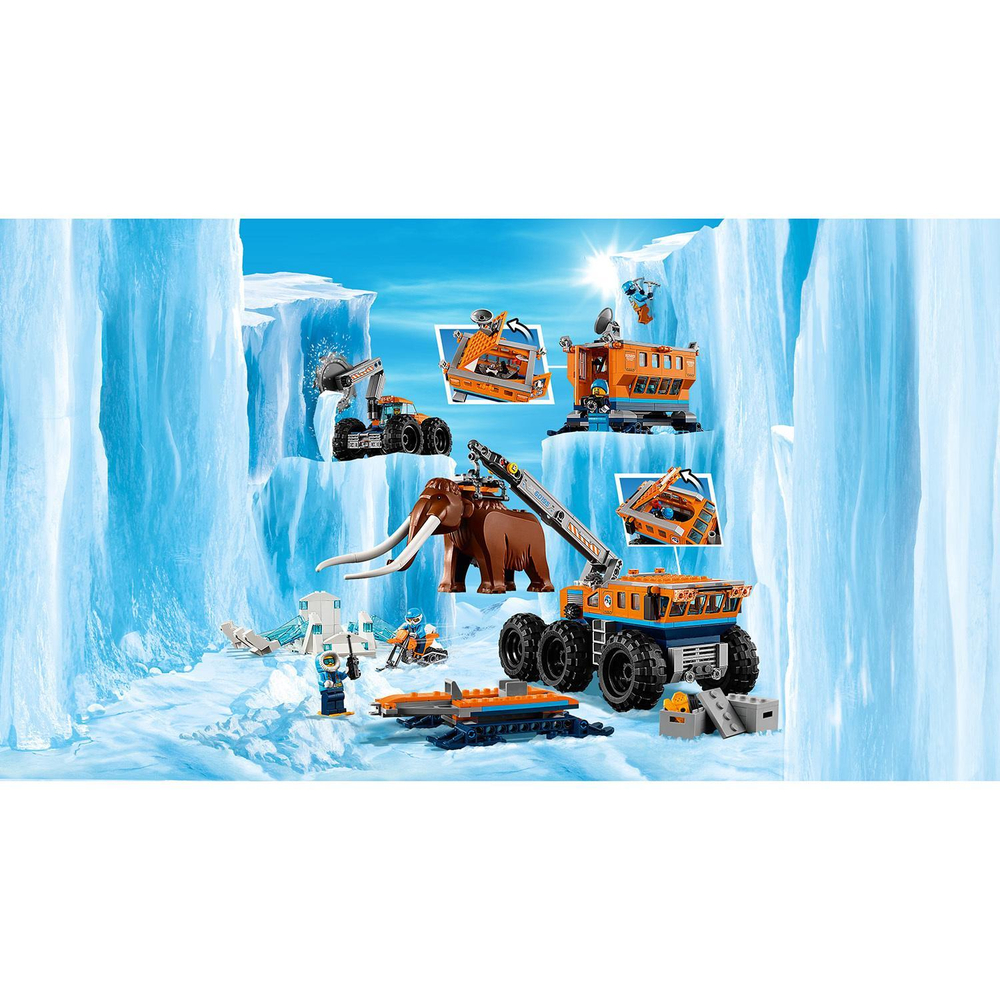 LEGO City: Арктическая экспедиция: Передвижная арктическая база 60195 — Arctic Mobile Exploration Base — Лего Сити Город