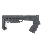 Приклад телескопический складной на МР-153, МР-133, DLG Tactical. Черный