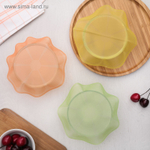 Крышка силиконовая для хранения продуктов «Цитрус», d=18 см, цвет МИКС