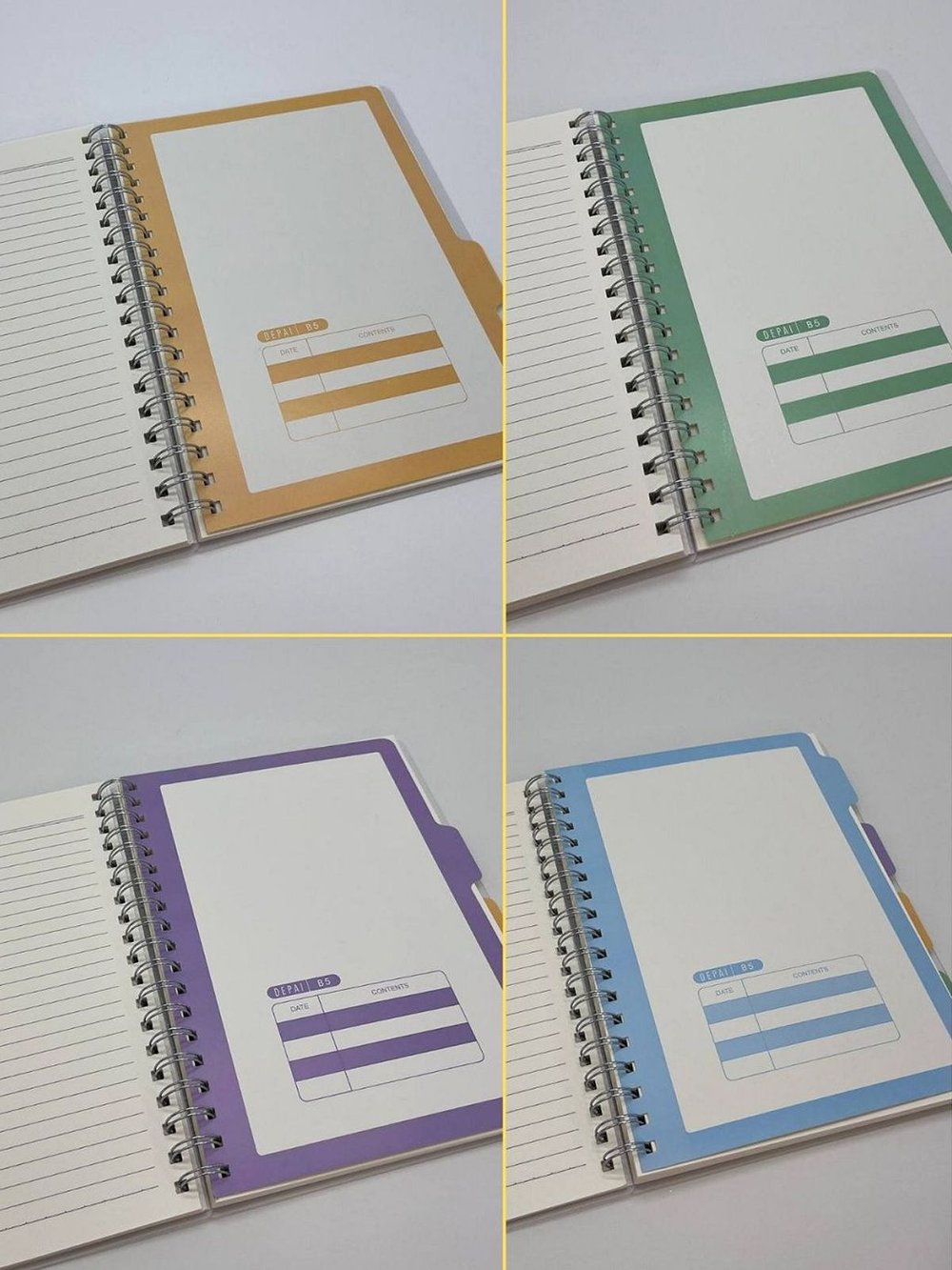 Блокнот тетрадь с разделителями формат В5 175х250 мм 110 листов (3967-1)