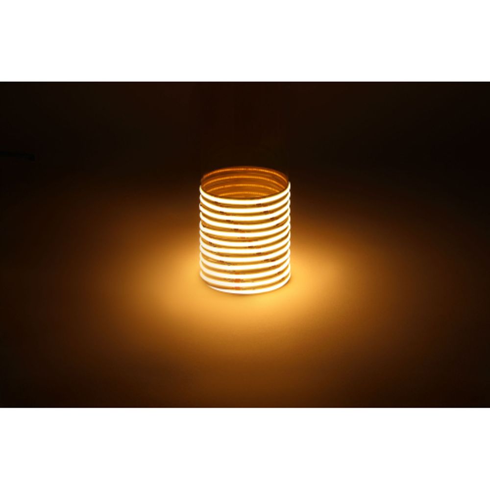 Светодиодная лента ЭРА LRCOB-352-8-12W/m 8mm 24V 2700K 3 years теплый белый 5м