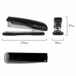 Степлер №24/6 26/6 BRAUBERG "Classic" до 25 листов черный (2 штуки в упаковке)