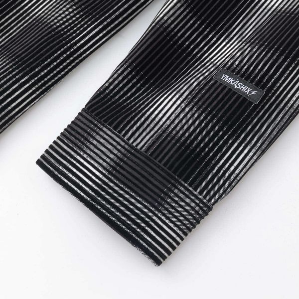 Рубашка Velvet Tartan черная / белая - фото 9